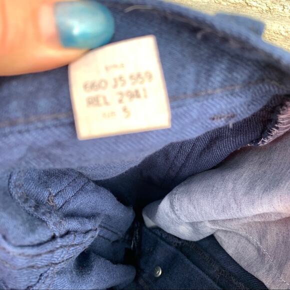 Vintage 90s Paris Sport Club high rise button fly wedgie jeans - Picture 5 of 7